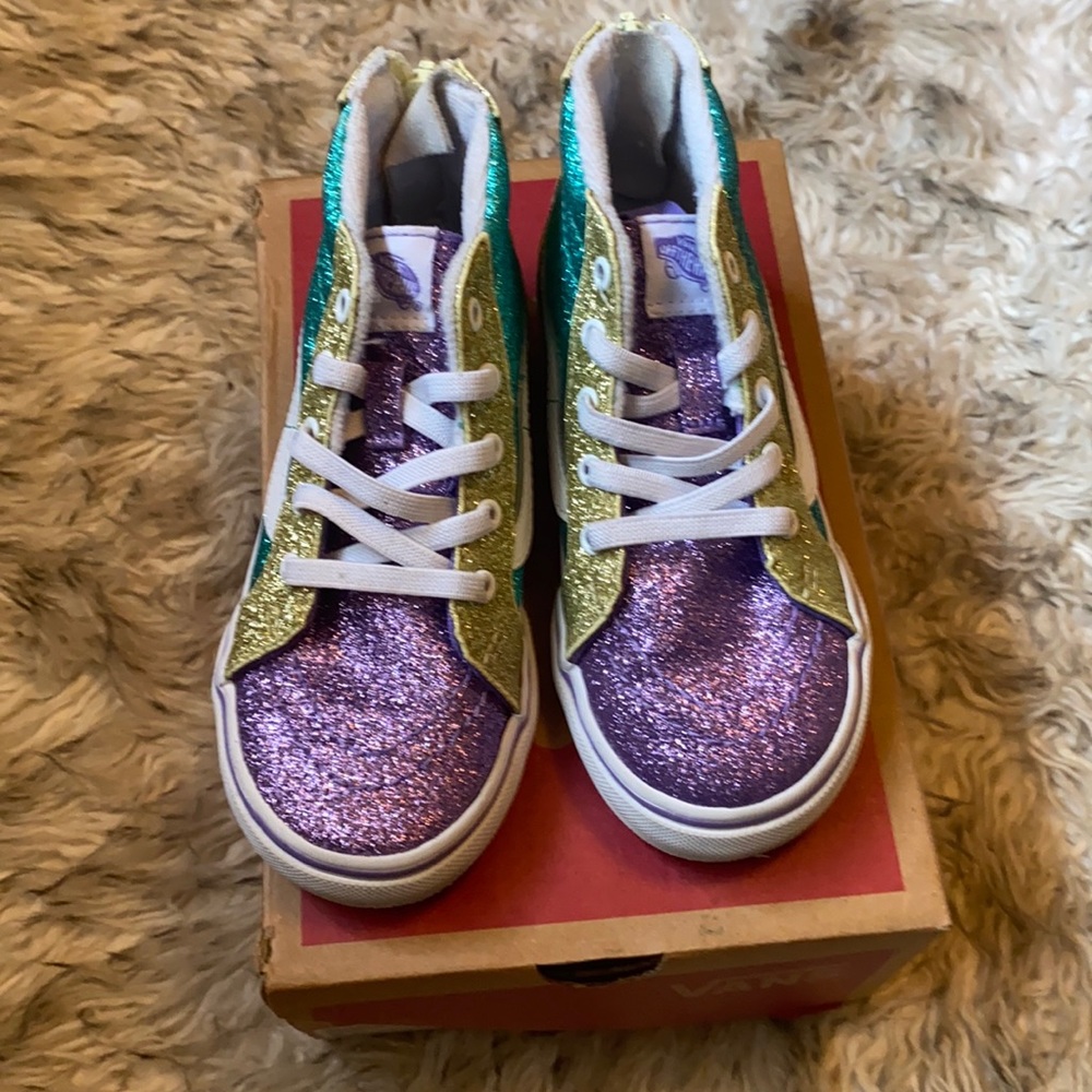 (Mermaid Glitter)Colrbick Vans